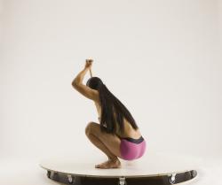 ELMER DIFFERENT SITTING POSES WITH SPEAR 